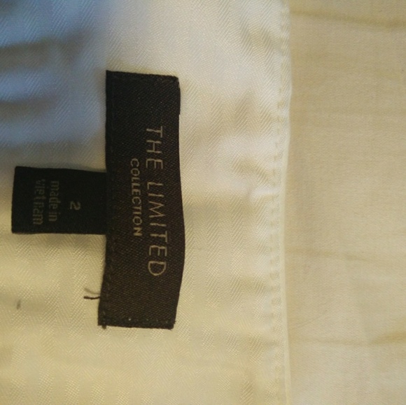* Host Pick * The Limited Collection White Pencil Skirt, sz 2 - Picture 2 of 5